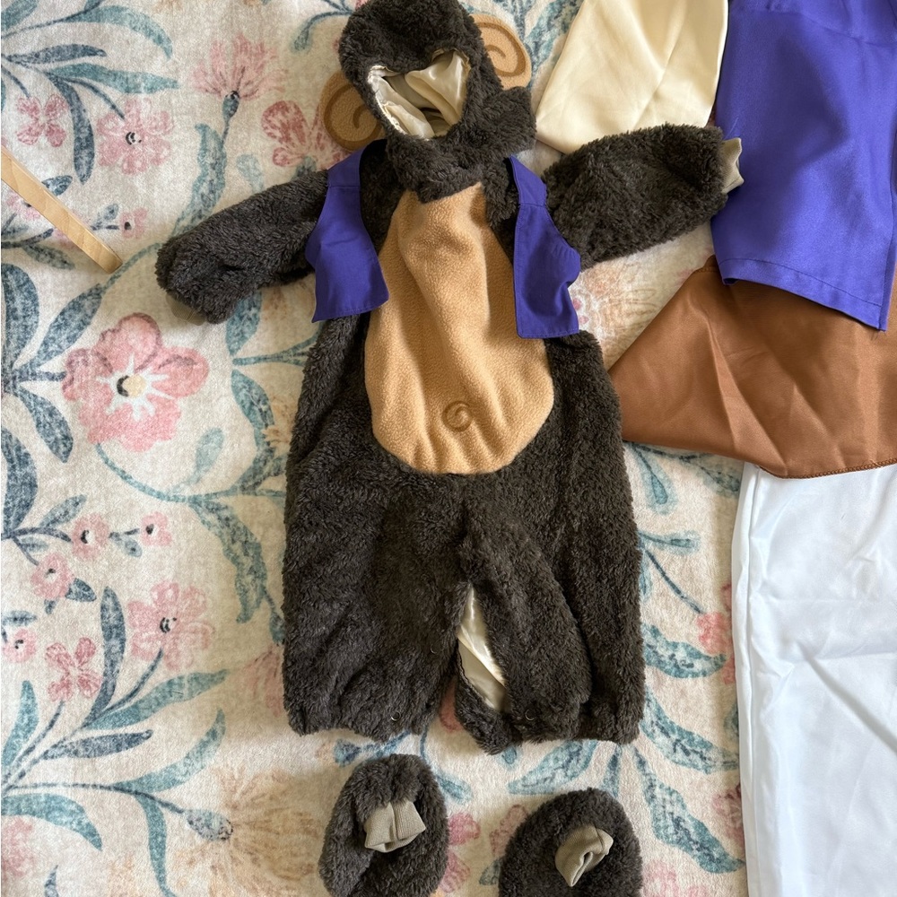 Adorable Monkey Costume with Purple Vest
